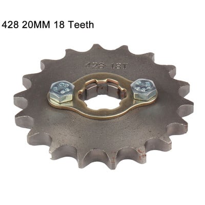 Reťaz 428 20 mm 10 11 12 13 14 15 16 17 18 19 zubov predné ozubené kolesá motora pre 50 110 125 160 ccm Dirt Pit Bike, ATV, štvorkolky