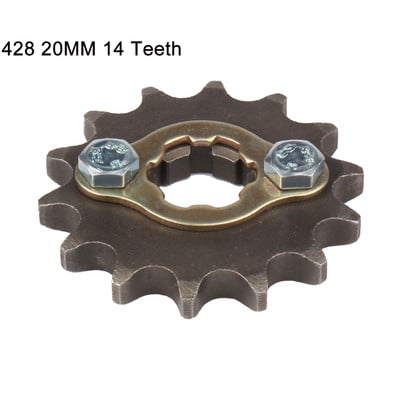 Reťaz 428 20 mm 10 11 12 13 14 15 16 17 18 19 zubov predné ozubené kolesá motora pre 50 110 125 160 ccm Dirt Pit Bike, ATV, štvorkolky