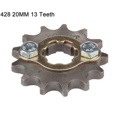 Reťaz 428 20 mm 10 11 12 13 14 15 16 17 18 19 zubov predné ozubené kolesá motora pre 50 110 125 160 ccm Dirt Pit Bike, ATV, štvorkolky
