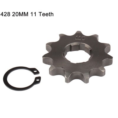 Reťaz 428 20 mm 10 11 12 13 14 15 16 17 18 19 zubov predné ozubené kolesá motora pre 50 110 125 160 ccm Dirt Pit Bike, ATV, štvorkolky