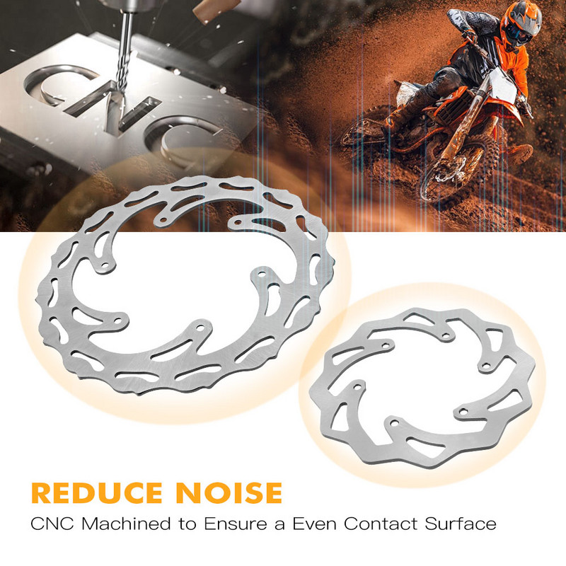 Brzdové kotúče NiceCNC 260/220 mm vpredu a vzadu pre KTM EXC EXCF XC XCF XCW SX SXF TPi 125 150 200 250 300 350 450 500 1994-2022