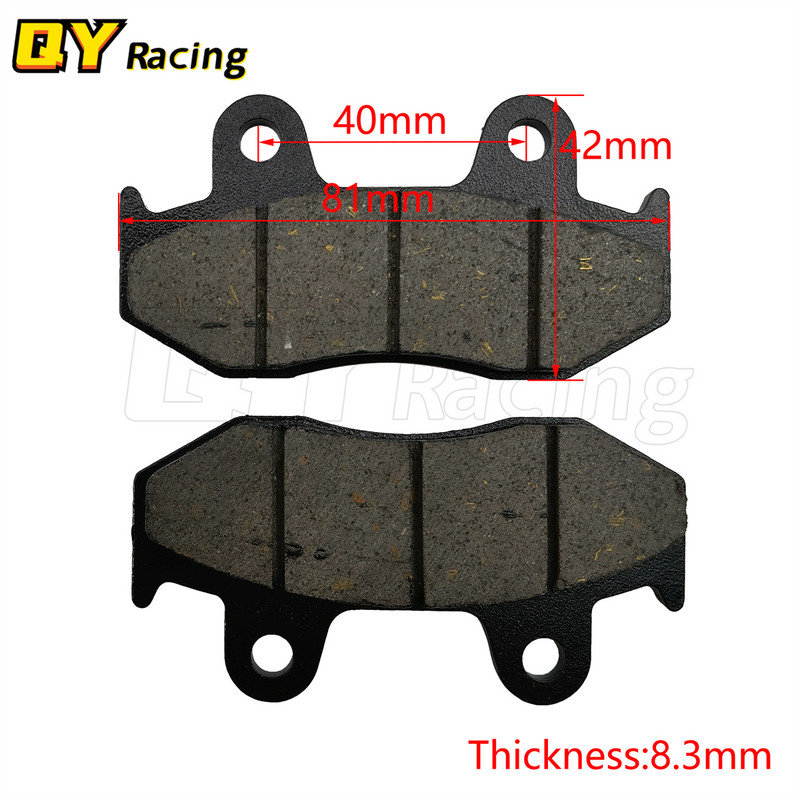 Motorkerékpár első és hátsó fékbetét Yamaha YFZ450 YFZ 450 ATV YFZ450R YFZ 450R 06-15 YFM700 Raptor YFM 700 YFM 700R 2013-2018