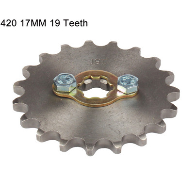 420 420H lánc 17mm 10-19 fogú első motor lánckerekek Taotao Kayo BSE Xmotos Apollo SSR 110 125cc Dirt Pit Bike ATV Quadhoz