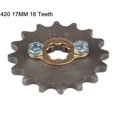420 420H lánc 17mm 10-19 fogú első motor lánckerekek Taotao Kayo BSE Xmotos Apollo SSR 110 125cc Dirt Pit Bike ATV Quadhoz