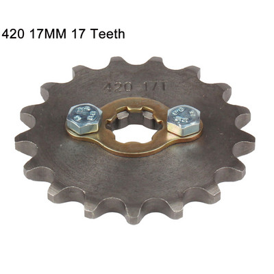 420 420H lánc 17mm 10-19 fogú első motor lánckerekek Taotao Kayo BSE Xmotos Apollo SSR 110 125cc Dirt Pit Bike ATV Quadhoz