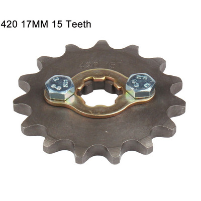 420 420H lánc 17mm 10-19 fogú első motor lánckerekek Taotao Kayo BSE Xmotos Apollo SSR 110 125cc Dirt Pit Bike ATV Quadhoz