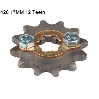 420 420H lánc 17mm 10-19 fogú első motor lánckerekek Taotao Kayo BSE Xmotos Apollo SSR 110 125cc Dirt Pit Bike ATV Quadhoz