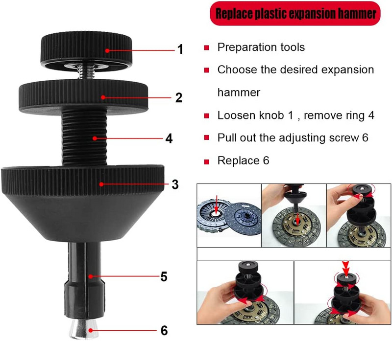Auto siduri joondamise tööriist, universaalne automaatse siduri joondamise demonteerimistööriist, ühe plaadi joondamine autoremondi parandamiseks