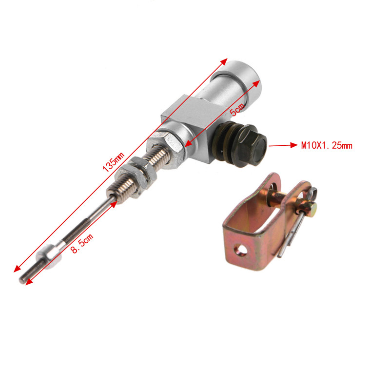 Motociklo hidraulinės sankabos pagrindinio cilindro strypo stabdžių siurblys M10x1,25 mm aliuminis