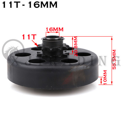 16/19/20/25,4 mm centrbēdzes automātiskais sajūgs
