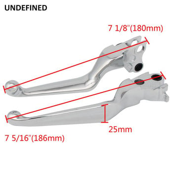 Хромиран кабел на лоста на спирачния съединител за мотоциклети Лостове за превключване на предавките за Harley Sportster XL Touring Road King Electra Glide Softail Dyna