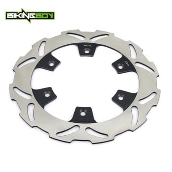 BIKINGBOY За Suzuki RM 85 / L 05-23 19 20 RM85 Голямо колело 05 06 07 08 09 10 11 12 13 14 15 16 17 18 Ротор на преден спирачен диск