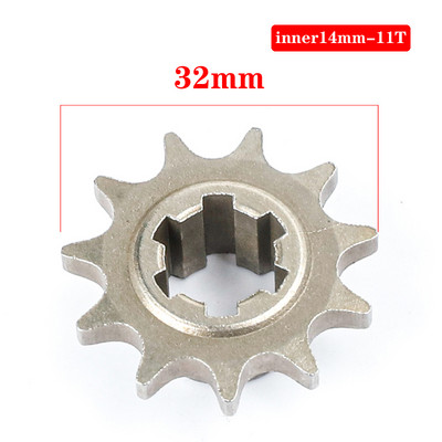 Ozubené koleso prednej prevodovky motocykla 25H T8F 11 14 17 20T 20 zubov pre 47cc 49cc Minimoto Mini Dirt Pit Bike Moped Scooter