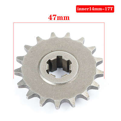 Ozubené koleso prednej prevodovky motocykla 25H T8F 11 14 17 20T 20 zubov pre 47cc 49cc Minimoto Mini Dirt Pit Bike Moped Scooter
