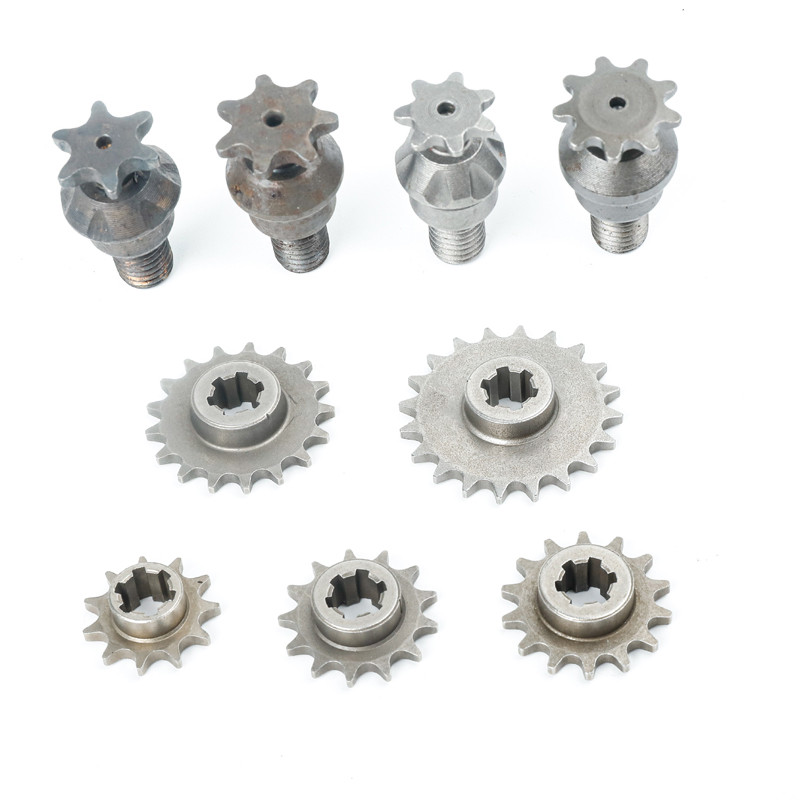 Ozubené koleso prednej prevodovky motocykla 25H T8F 11 14 17 20T 20 zubov pre 47cc 49cc Minimoto Mini Dirt Pit Bike Moped Scooter