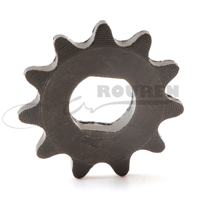 25H/T8F 11T 10MM/8MM 2 taktų 49CC VARIKLIS Mini kišeninis dviračio priekinė žvaigždutė