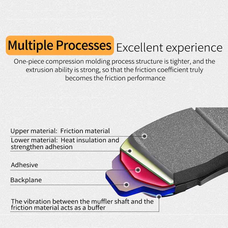 Road Passion motorkerékpár első és hátsó fékbetétek HONDA VFR700 VFR750 Interceptor CBR750 CBR1000F Hurricane GL1500 Goldwinghez