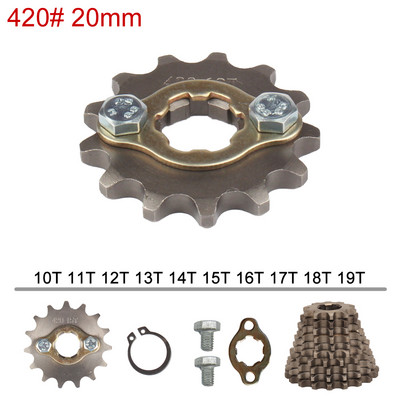 420 420H lanț 20mm 10 -19 17 dinți pinioane motor față pentru Taotao Kayo Bse Apollo 50 110 125cc Dirt Pit Bike ATV Motocicletă
