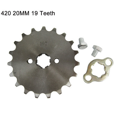 420 420H lanț 20mm 10 -19 17 dinți pinioane motor față pentru Taotao Kayo Bse Apollo 50 110 125cc Dirt Pit Bike ATV Motocicletă