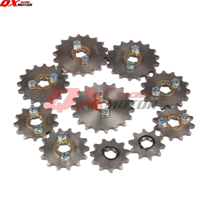 420 420H kett 20mm 10-19 17 hammastega esimootori ketirattad Taotao Kayo Bse Apollo 50 110 125cc Dirt Pit Bike ATV mootorrattale