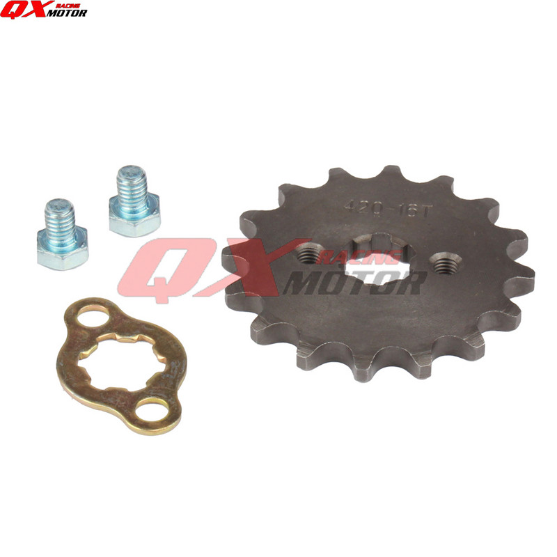 420 420H kett 20mm 10-19 17 hammastega esimootori ketirattad Taotao Kayo Bse Apollo 50 110 125cc Dirt Pit Bike ATV mootorrattale