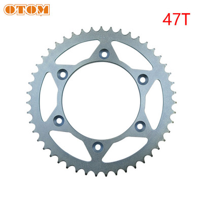 OTOM 41T 45T 46T 47T 49T 52T motorkerékpár acél hátsó lánc lánckerék kerékpár kazetta KTM EXC SX SXF XCF-W SMR 250 450 520 525