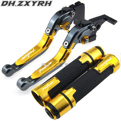 Pre Bajaj Pulsar 200 NS, všetky roky, horúca vysokokvalitná CNC motocykel, skladacia predĺžená brzdová páka spojky, koncové rukoväte