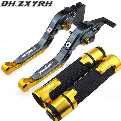 Pre Bajaj Pulsar 200 NS, všetky roky, horúca vysokokvalitná CNC motocykel, skladacia predĺžená brzdová páka spojky, koncové rukoväte