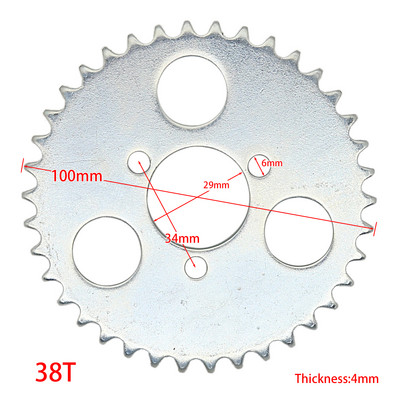 38T 54T 64T 74T T8F 35mm hátsó lánckerék Mini Moto ATV Quad Dirt Pit Pocket Bike Cross 47cc 49cc alkatrészek
