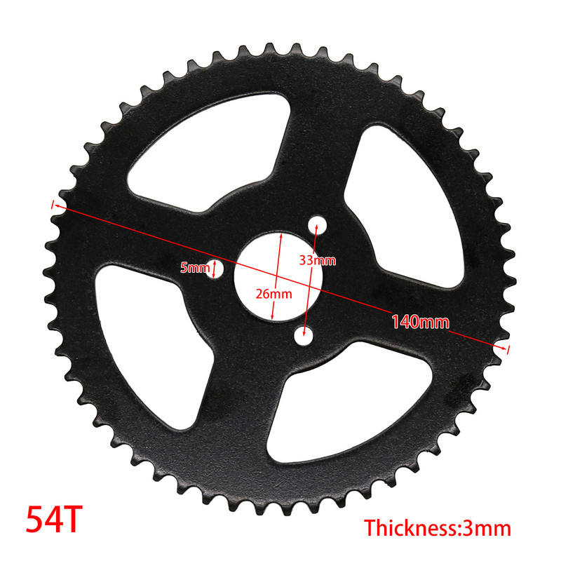 38T 54T 64T 74T T8F 35mm hátsó lánckerék Mini Moto ATV Quad Dirt Pit Pocket Bike Cross 47cc 49cc alkatrészek