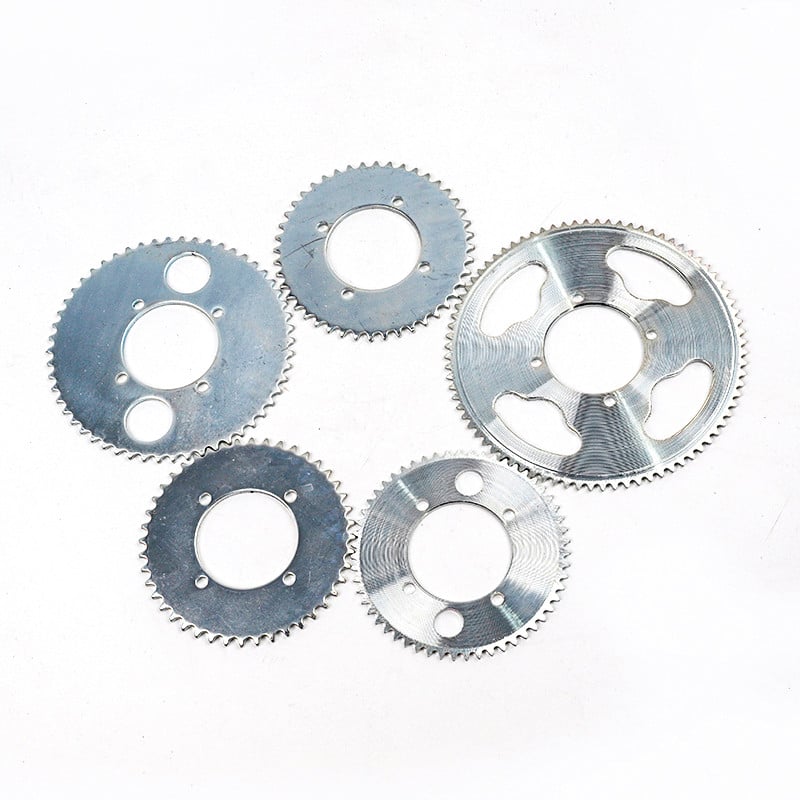 Zadné ozubené koleso T8F 35t 44t 54t 64t 68t 74t zuby 26/29/34/54mm pre mini motocykel, štvorkolku, štvorkolku, blatník 47cc 49cc diely