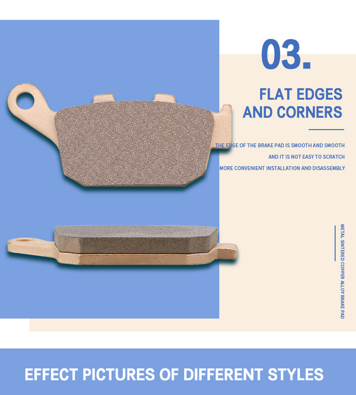 Kovové spekané brzdové doštičky pre motocykle, predné a zadné, pre X-ADV750 X ADV750 ADV 750 H 2017 2018 2019 CB650R 2019 2020