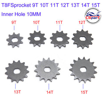 9 10 11 12 13 14 15 Tooth 9T 10T 11T 12T 13T 14T 15T T8F Sprocket 10MM For Razor EVO IZIP 500W 1000W Ηλεκτρικό σκούτερ