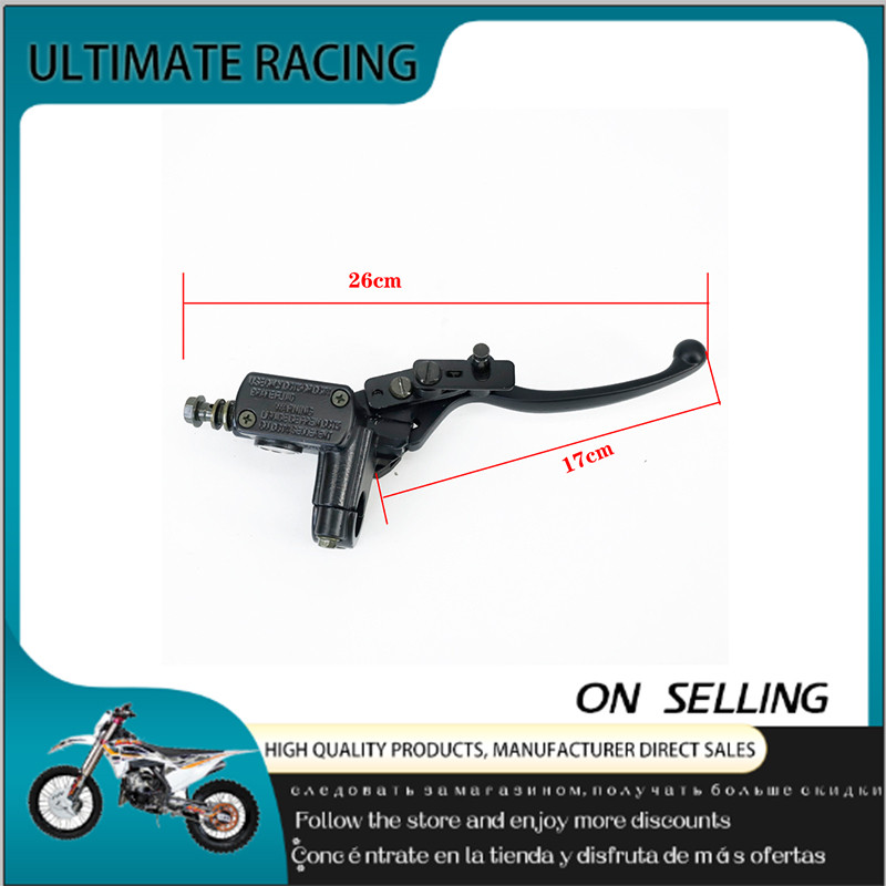 Motorkerékpár fékszivattyú első főfékhenger hidraulikus fékkar jobb oldali talajkerékpárhoz ATV Quad Moped robogó Buggy Go Kart