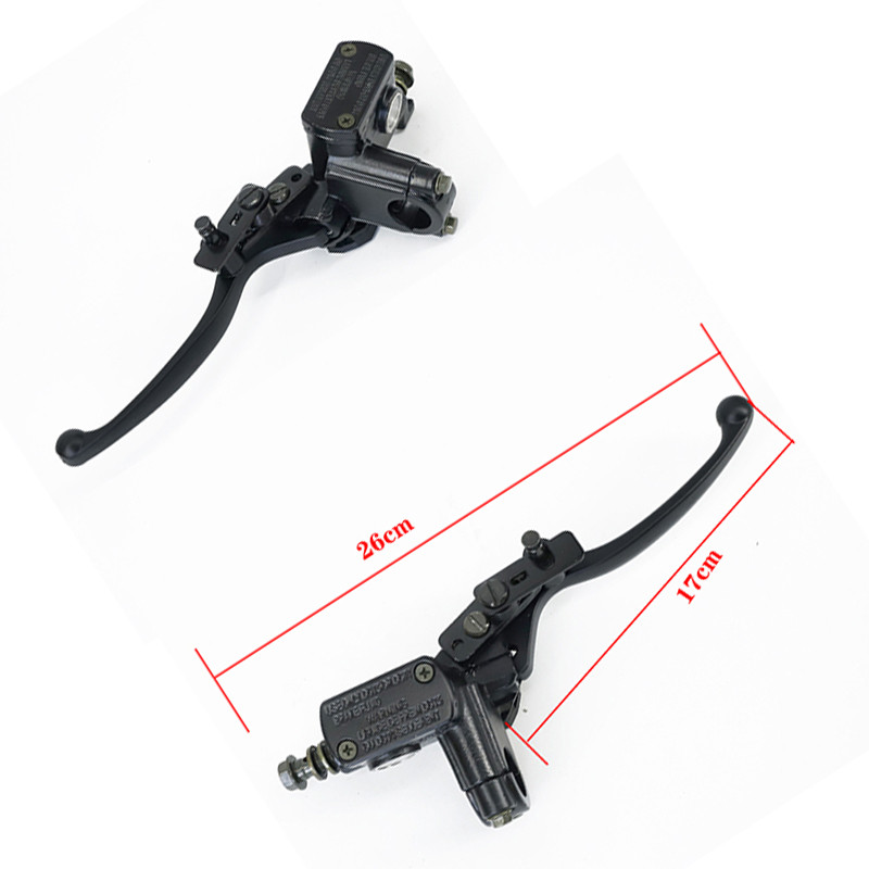 Motorkerékpár fékszivattyú első főfékhenger hidraulikus fékkar jobb oldali talajkerékpárhoz ATV Quad Moped robogó Buggy Go Kart