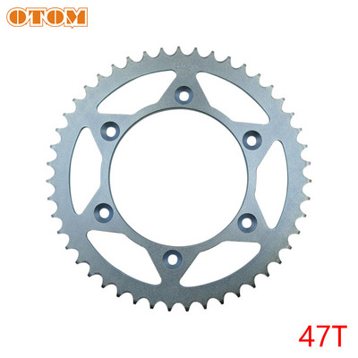 Oceľové reťazové koleso OTOM Motokros 41T 46T 47T 49T 52T pre KTM EXC EXCF SX SXF SXC XCW SMR SMC MXC LC4 LSE, diel na motocykel