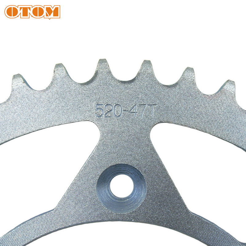 Oceľové reťazové koleso OTOM Motokros 41T 46T 47T 49T 52T pre KTM EXC EXCF SX SXF SXC XCW SMR SMC MXC LC4 LSE, diel na motocykel