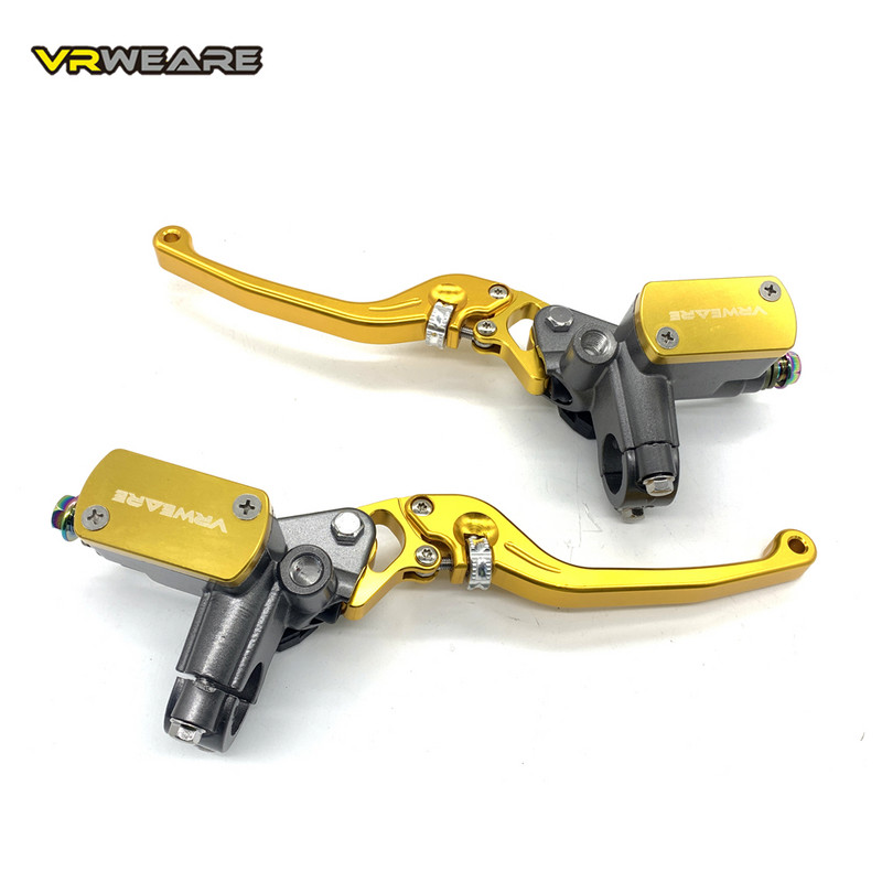 Univerzális 7/8" 22mm-es motorkerékpár első fék tengelykapcsoló főhenger hidraulika szivattyú kar egy db Honda Yamaha Suzuki Kawasakihoz