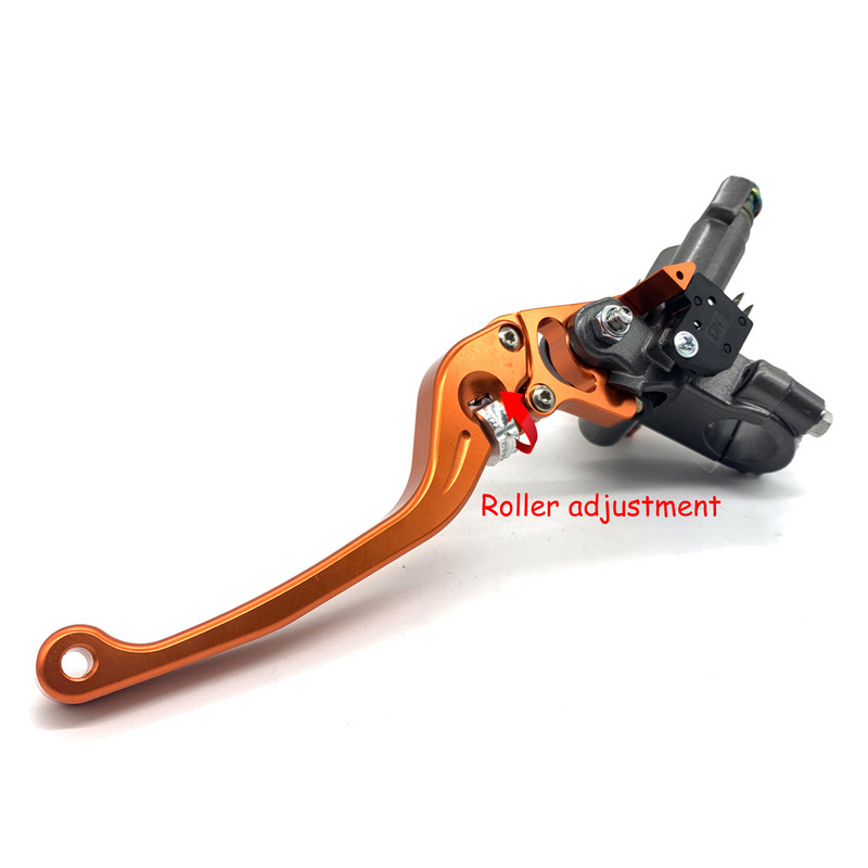 Univerzális 7/8" 22mm-es motorkerékpár első fék tengelykapcsoló főhenger hidraulika szivattyú kar egy db Honda Yamaha Suzuki Kawasakihoz