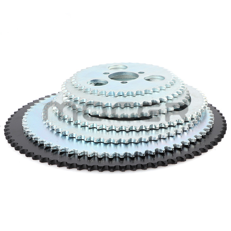 Motocykel T8F 38T 44T 54T 64T 74T zuby 29/35/54MM zadné ozubené koleso Mini Moto ATV Quad Dirt Pit Bike Pocket Cross 47cc 49cc diely