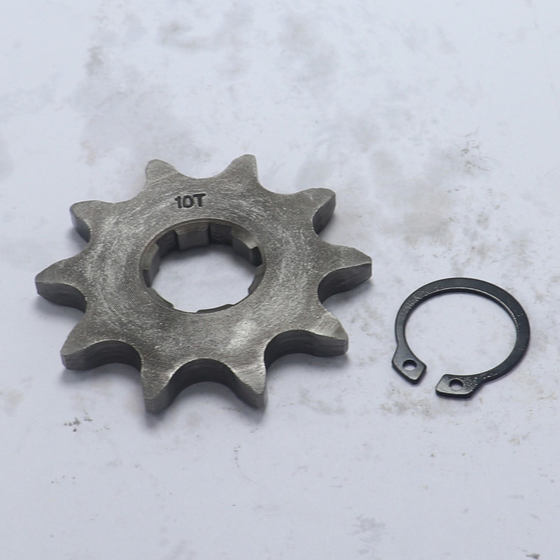 Elülső motor 520 20mm 10T 11T 12T 13T 14T 15T fogas lánc lánckerék rögzítőlappal zárható motorkerékpár Dirt Bike ATV-hez