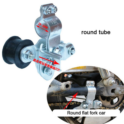 Továbbfejlesztett motorkerékpár-lánc elasztikus beállító automatikus feszítővezető lánc fogaskerék sportkocsikhoz, terepjáró Módosított tartozékokhoz