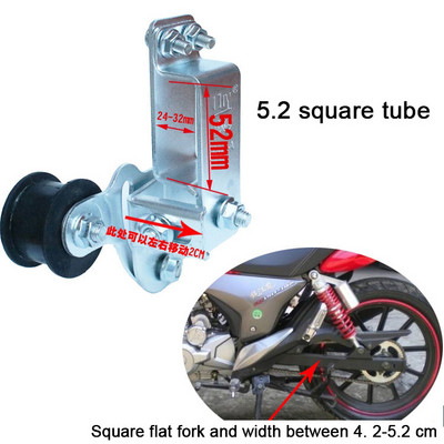 Továbbfejlesztett motorkerékpár-lánc elasztikus beállító automatikus feszítővezető lánc fogaskerék sportkocsikhoz, terepjáró Módosított tartozékokhoz