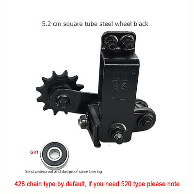 Továbbfejlesztett motorkerékpár-lánc elasztikus beállító automatikus feszítővezető lánc fogaskerék sportkocsikhoz, terepjáró Módosított tartozékokhoz