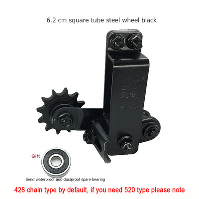 Továbbfejlesztett motorkerékpár-lánc elasztikus beállító automatikus feszítővezető lánc fogaskerék sportkocsikhoz, terepjáró Módosított tartozékokhoz