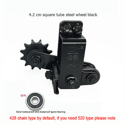 Továbbfejlesztett motorkerékpár-lánc elasztikus beállító automatikus feszítővezető lánc fogaskerék sportkocsikhoz, terepjáró Módosított tartozékokhoz