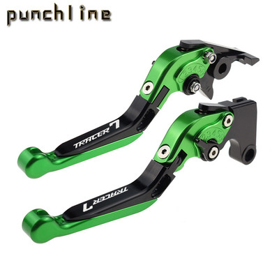 Alkalmas TRACER 7 2015-2021 TRACER7 motorkerékpárhoz CNC tartozékok Összecsukható, kihúzható féktengelykapcsoló karok állítható fogantyúkészlet