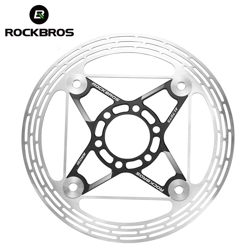 ROCKBROS kerékpár tárcsafék rozsdamentes acél rotoros tárcsafék nagy szilárdságú hidraulikus MTB országúti úszó kerékpár alkatrész 160 mm/140 mm