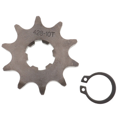 17mm 20mm predný motocyklový motor 428# 10T 11T 12T 13T 14T 15T 16T 17T 18T 19T zuby reťaze ozubené koleso s poistnou doskou