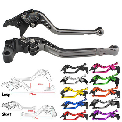 Pârghii de ambreiaj de frână reglabile CNC pentru motociclete lungi și scurte pentru Kawasaki NINJA 650R ER-6F ER-6N ER6F ER6N 2009-2016 NINJA 400R